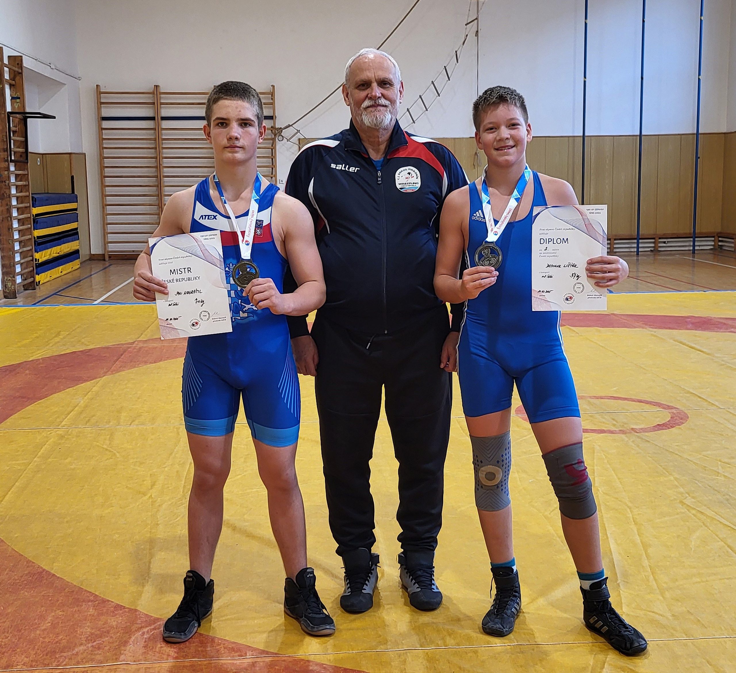 Hodonínský zápasník Navrátil je Mistrem republiky, družstvo U7 zvítězilo v Prostějově
