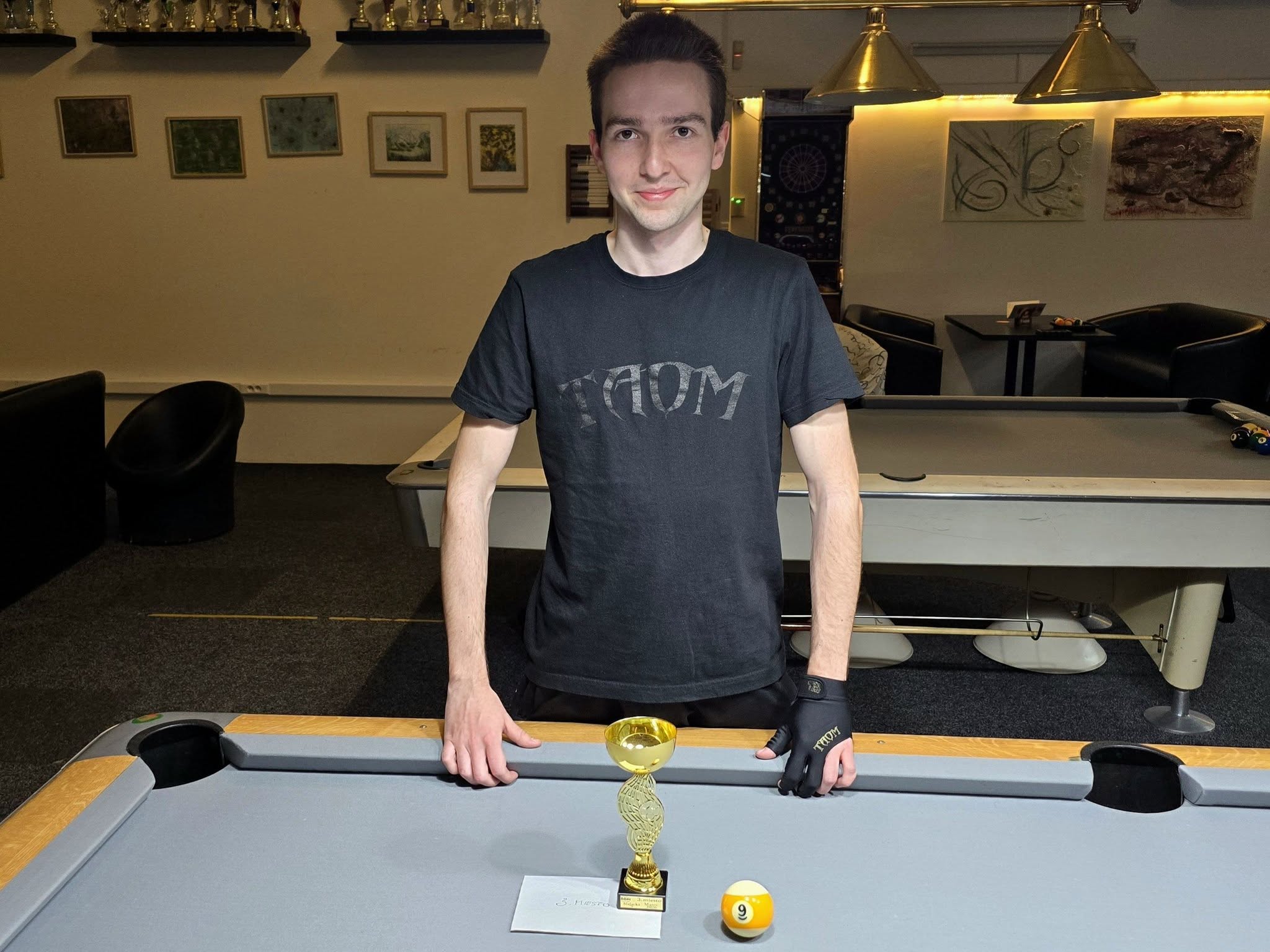 Úspěch v 9-ballu: Kovářík bere bronz na Slovensku