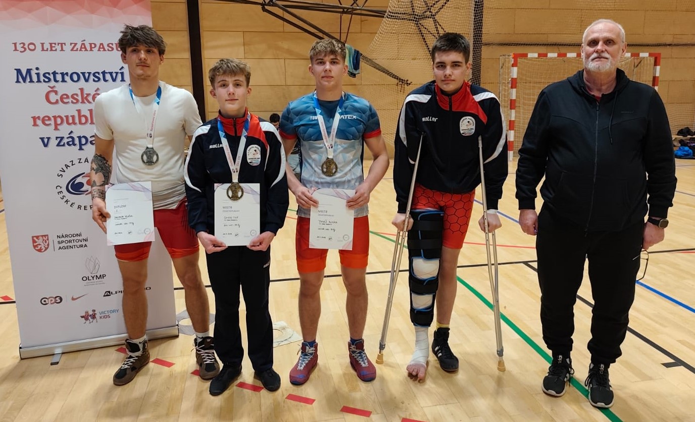 Hodonínští zápasníci Simon Tuf a Tomáš Blinka jsou novými Mistry České republiky