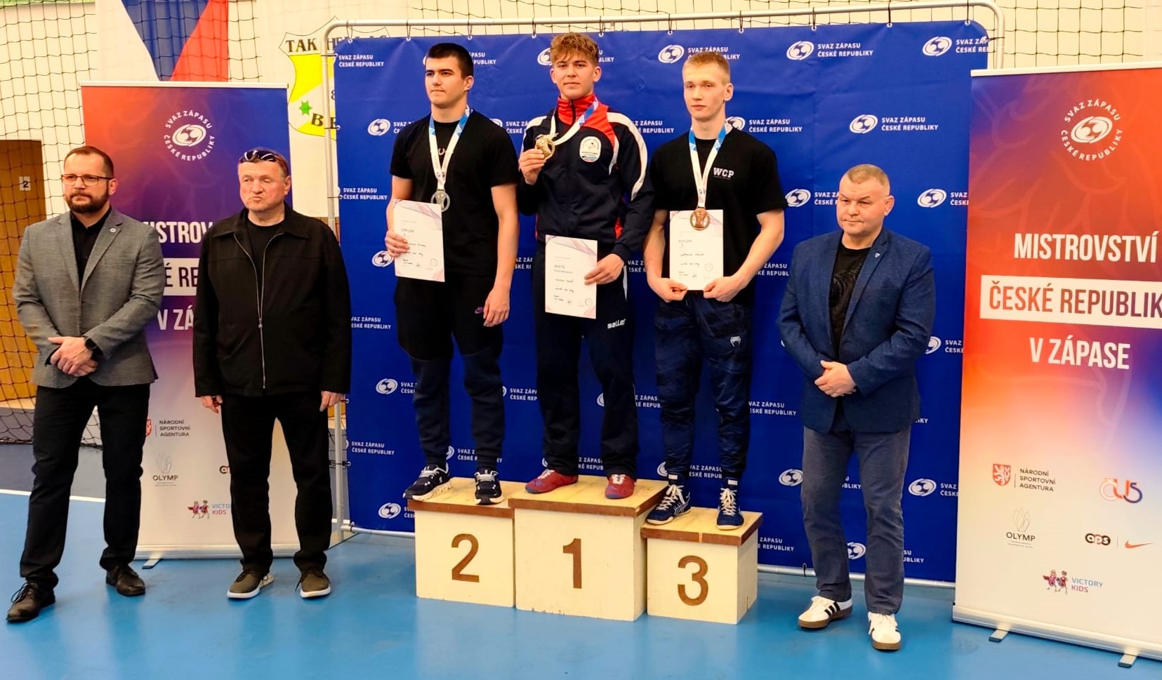 Hodonínský zápasník Tomáš Blinka letos získal již druhý titul „Mistr České republiky“