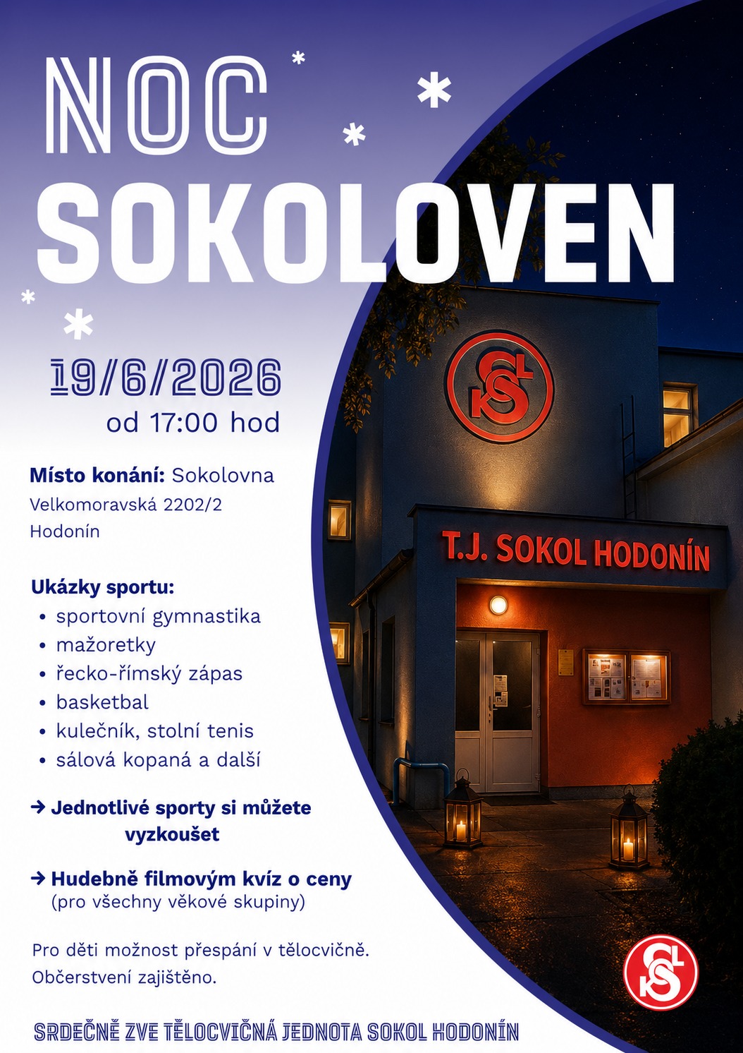Noc sokoloven 2026