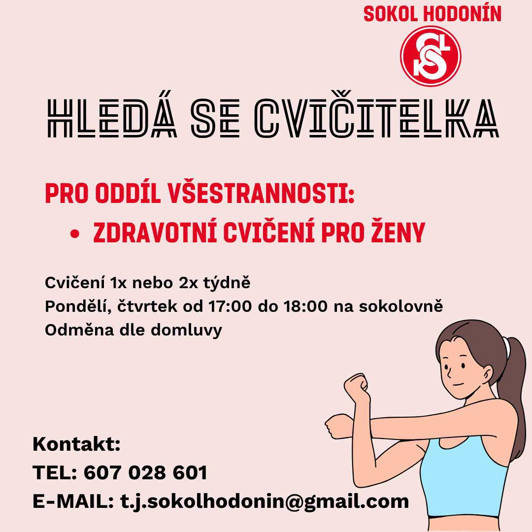 Sokol Hodonín hledá novou cvičitelku: Přidej se k týmu všestrannosti