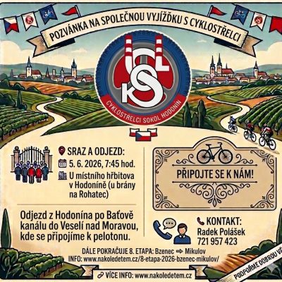 Cyklostřelci jedou pro děti 2026