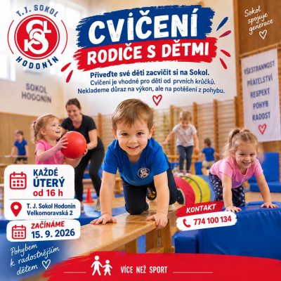 Nábor do cvičení rodičů s dětmi