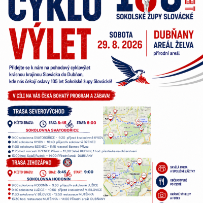 Cyklostřelci vyrážejí na cyklovýlet v rámci oslav 105 let Sokolské župy Slovácké