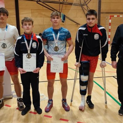 Hodonínští zápasníci Simon Tuf a Tomáš Blinka jsou novými Mistry České republiky